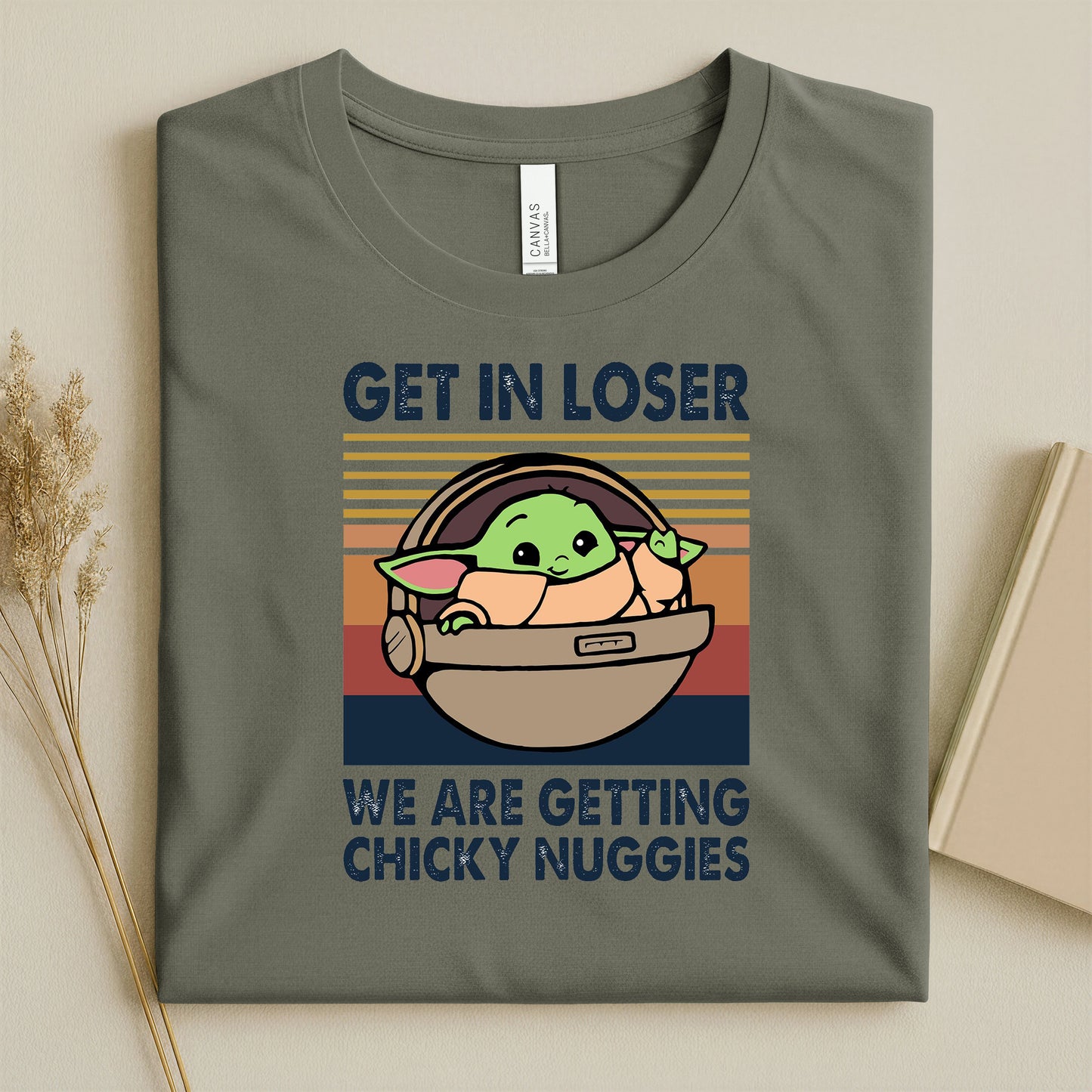 Get In Loser Baby Alien T-shirt Adult Unisex Fit