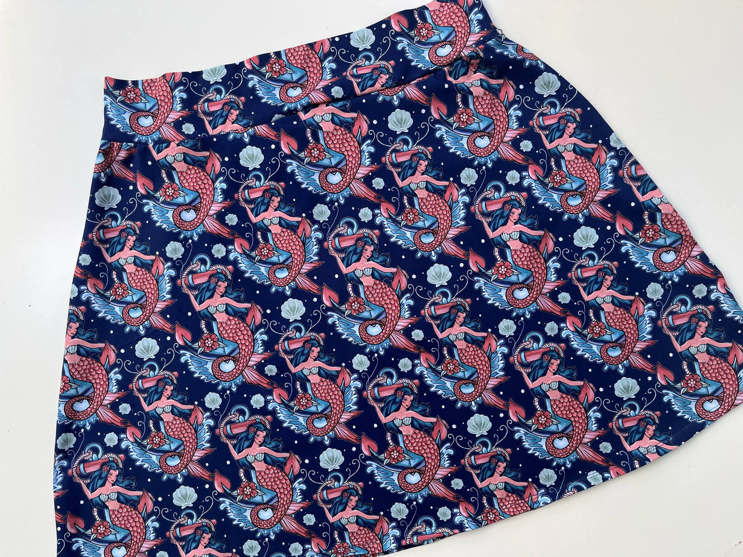 Women's Retro Mermaid A-Line Skirt