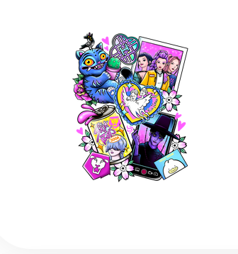 K-Pop Group Sticker 3.5"