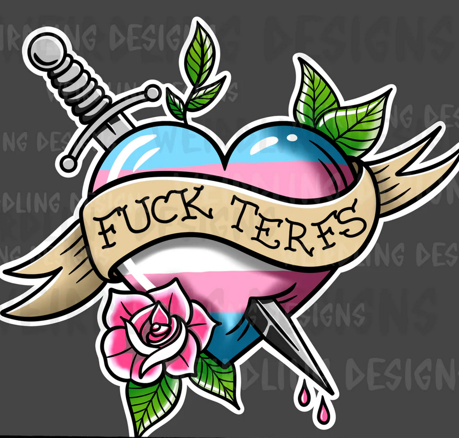 Fuck Terfs Sticker