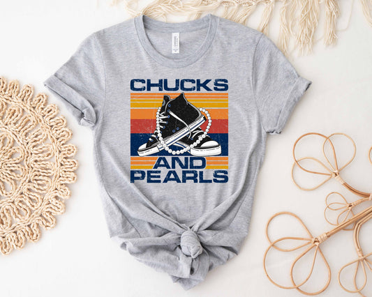 Chucks and Pearls Women's T-Shirt