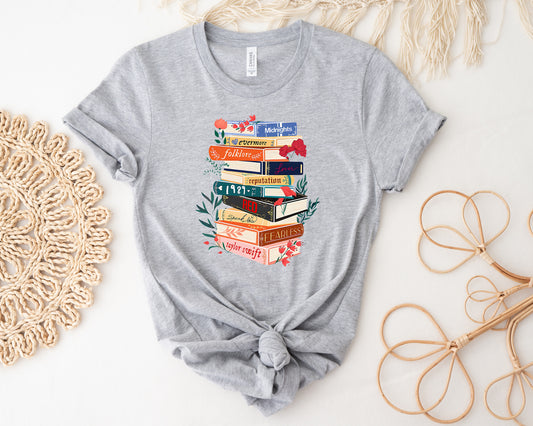 Books Adult Graphic T