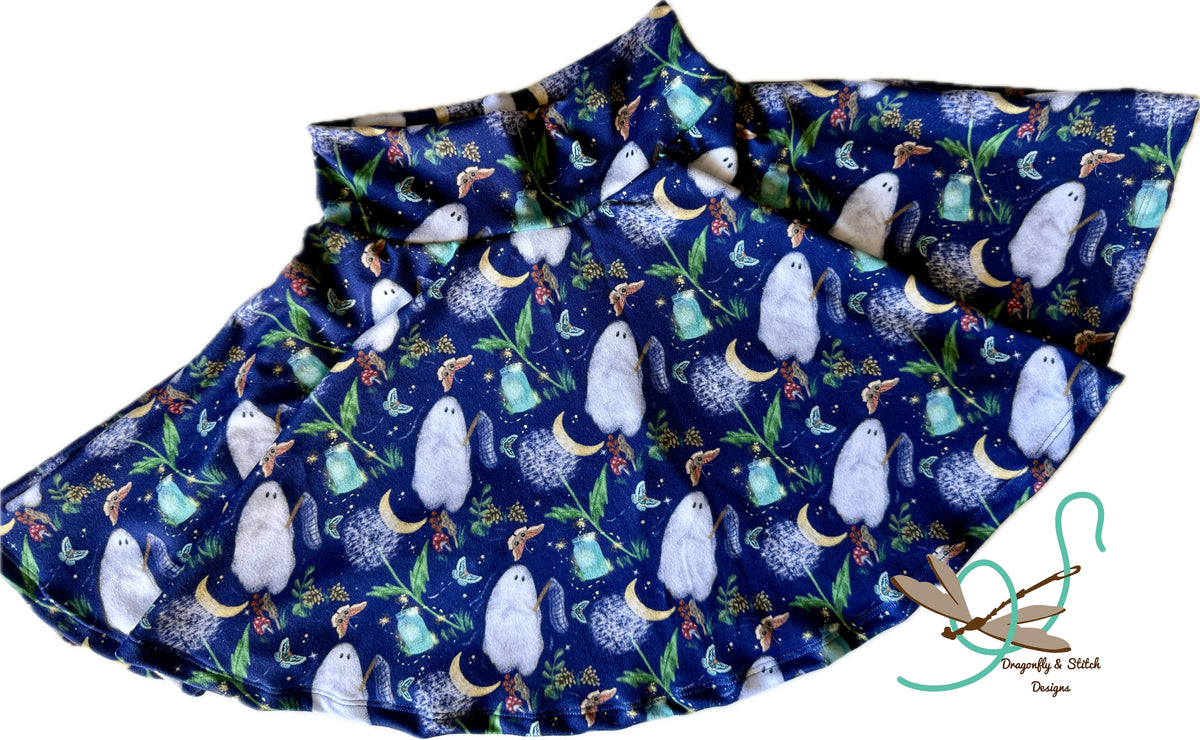Ghostly Fireflies Skort