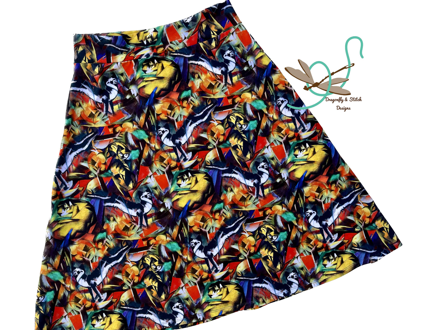 Artist-Inspired A-Line Skirt