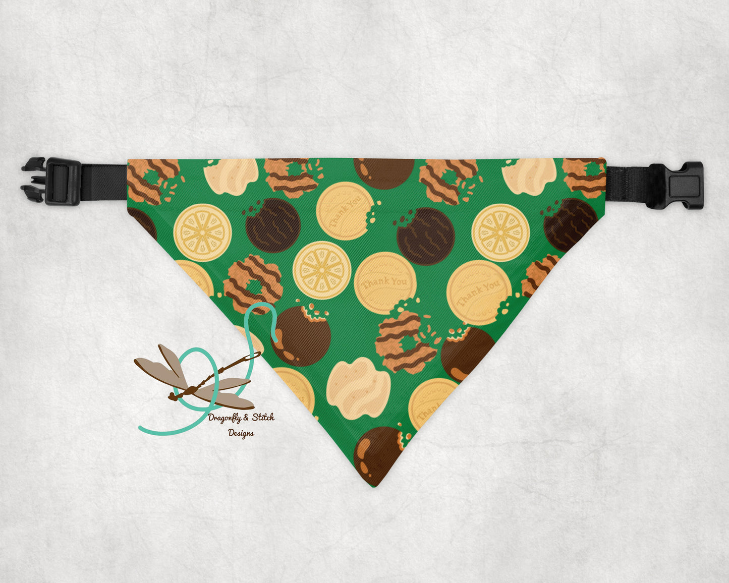 GS Cookies Dog Scarf