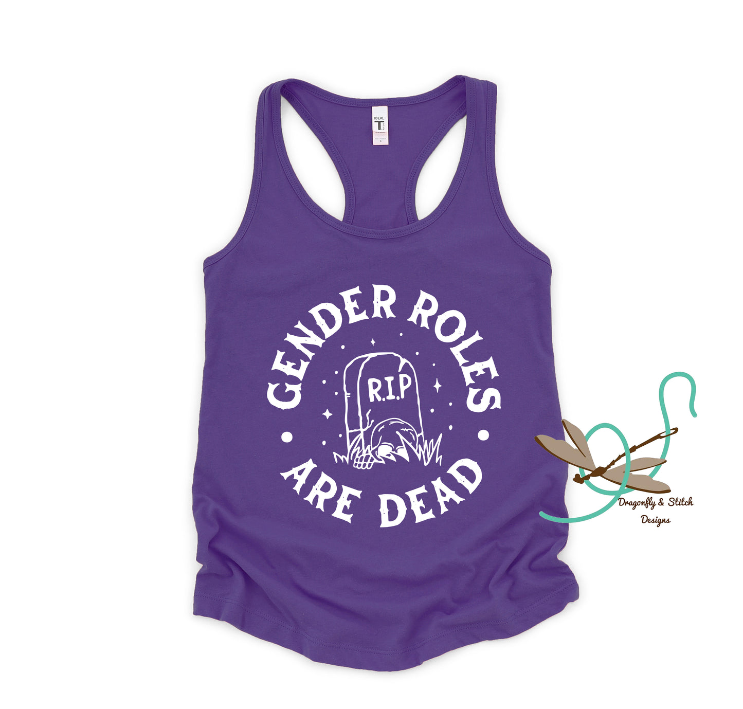 Gender Roles are Dead  Adult Tank Top