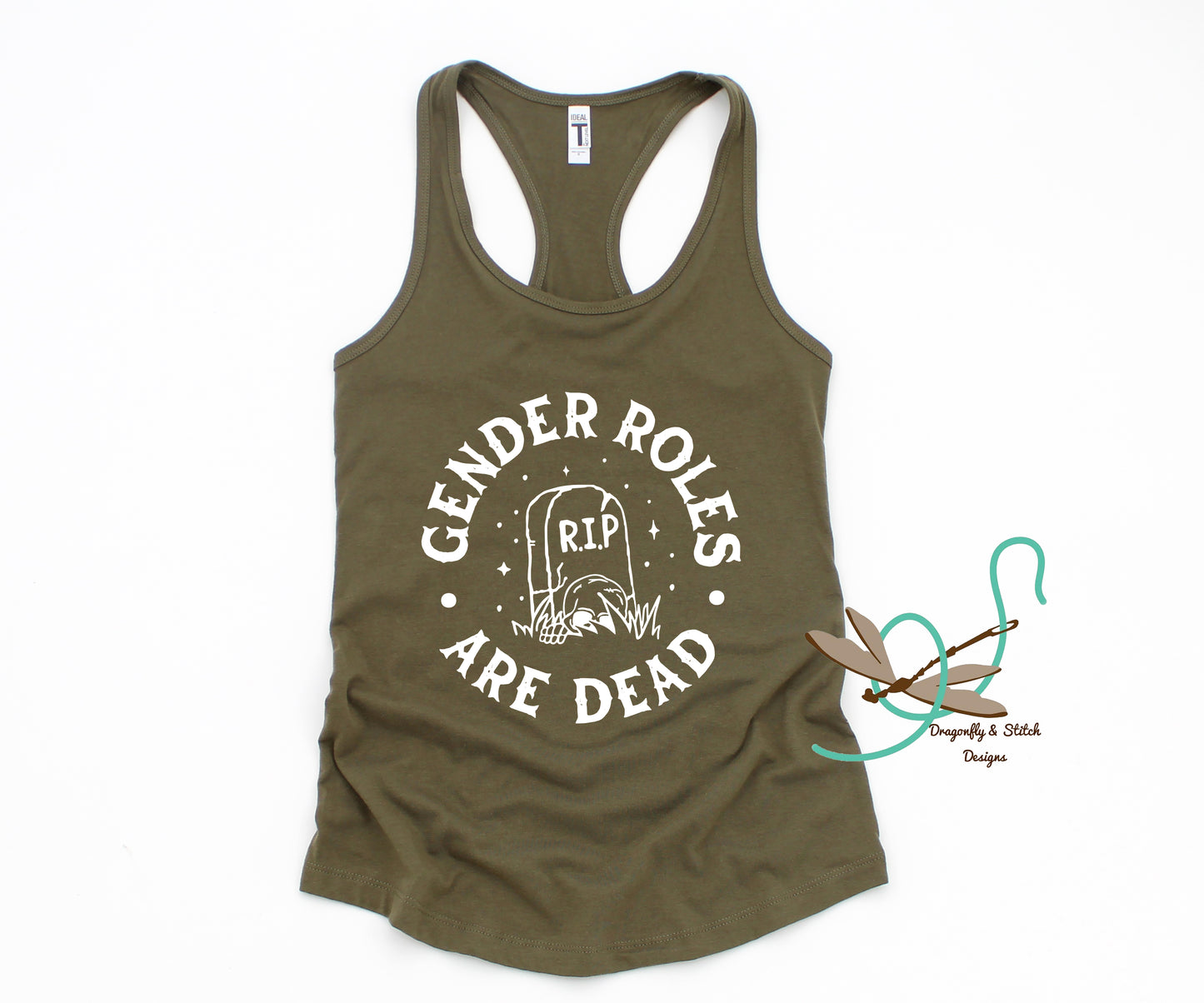 Gender Roles are Dead  Adult Tank Top