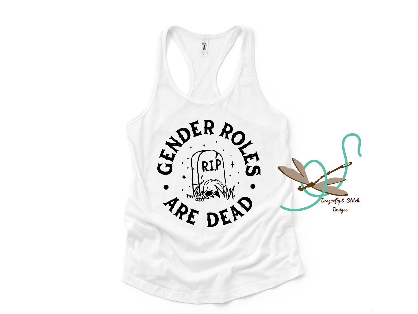 Gender Roles are Dead  Adult Tank Top