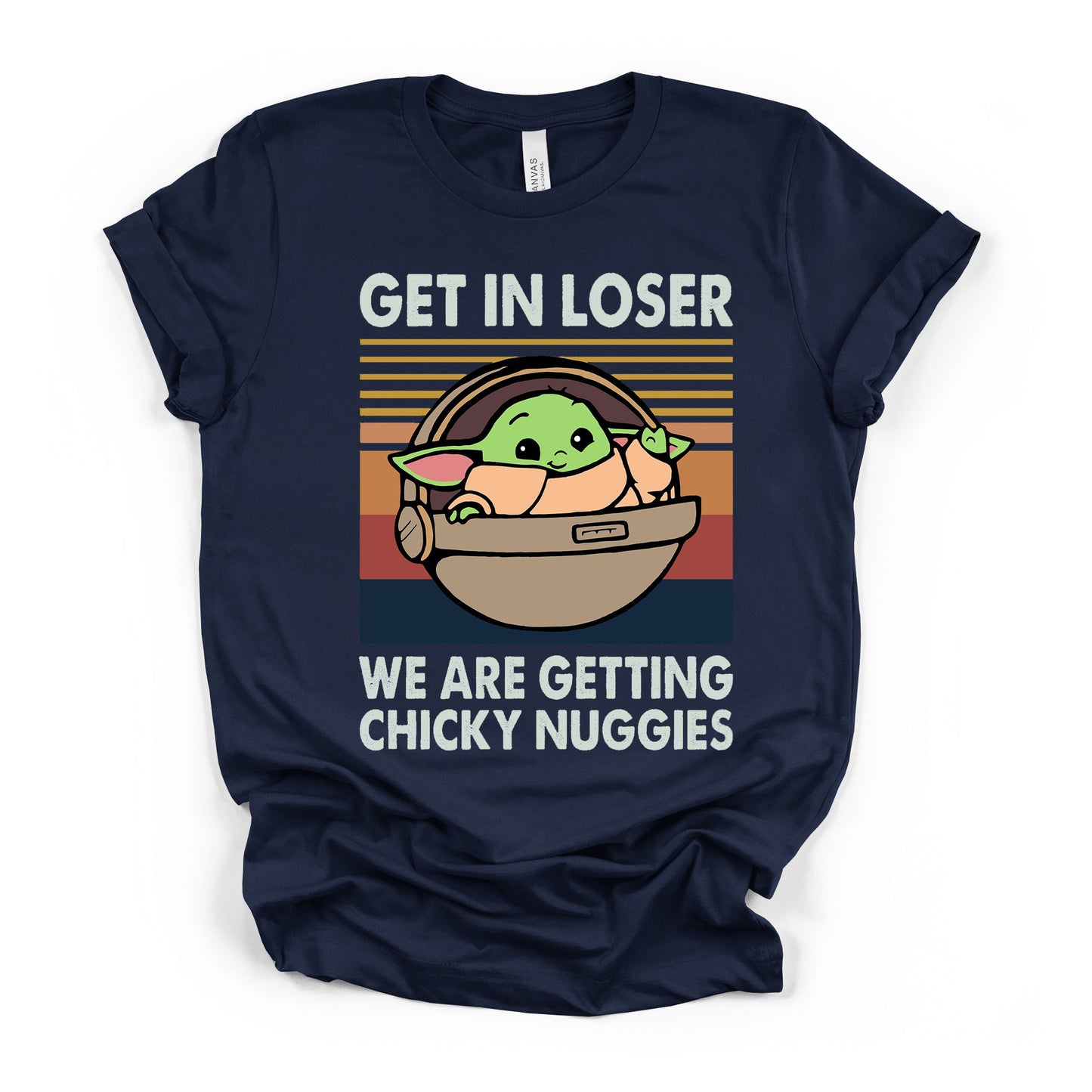 Get In Loser Baby Alien T-shirt Adult Curvy Fit