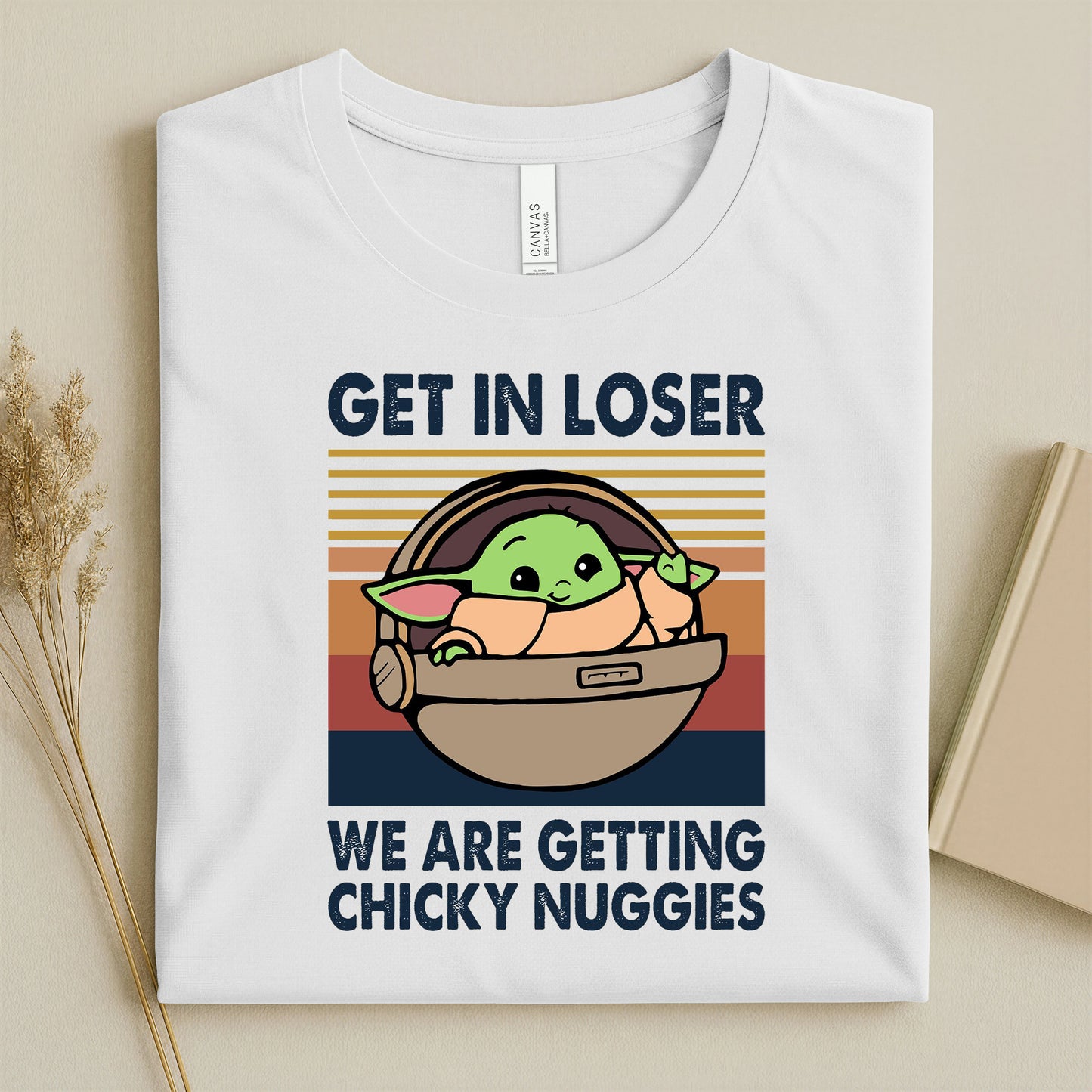 Get In Loser Baby Alien T-shirt Adult Unisex  Fit