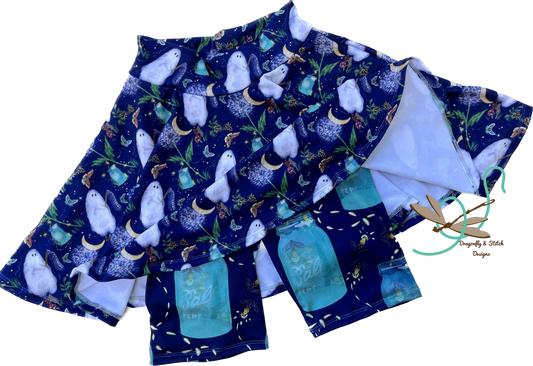 Ghosts and Fireflies Skort