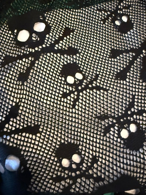 Fishnet Skulls Skort