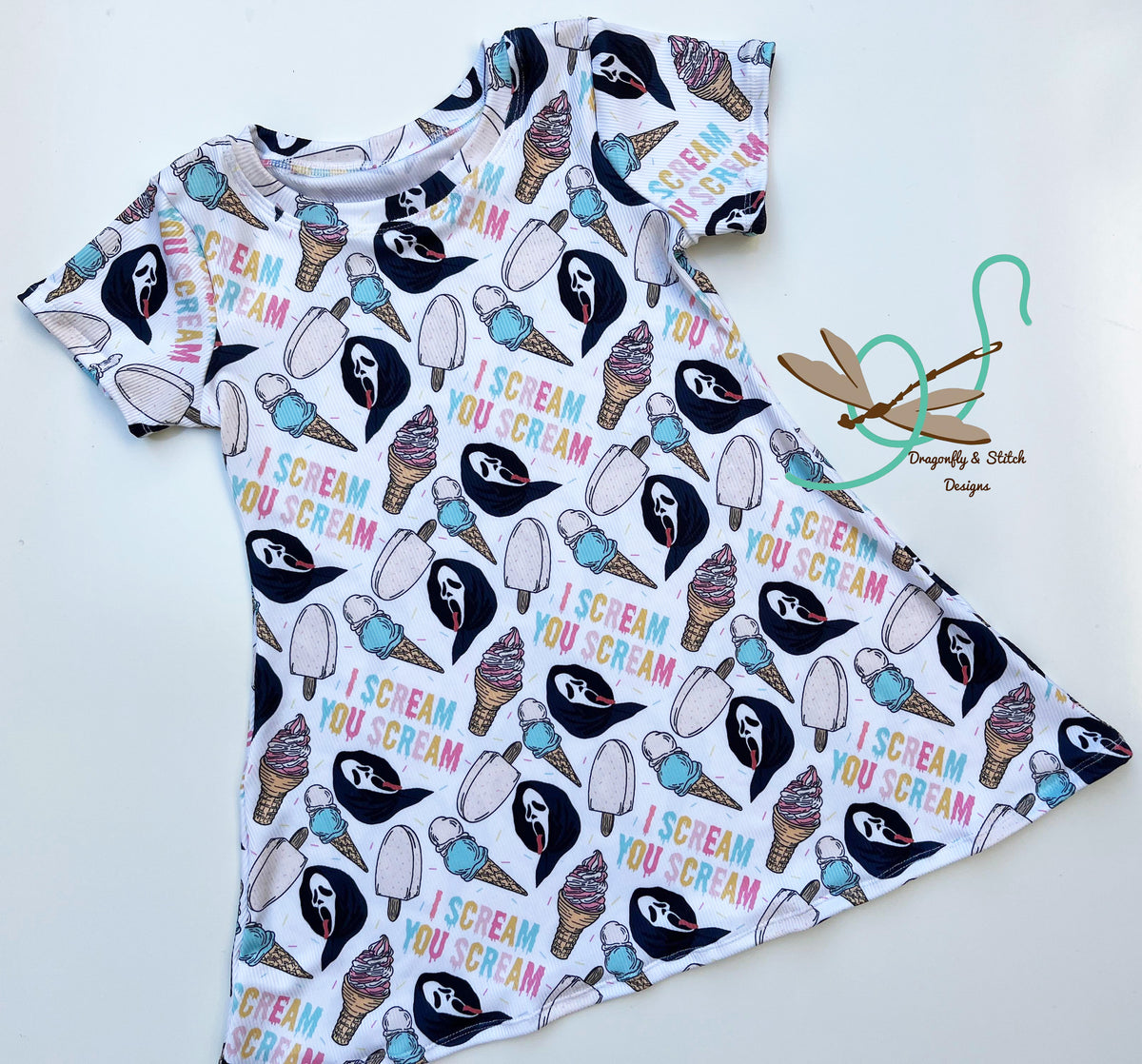 Floral Ghosts Swing Tunic