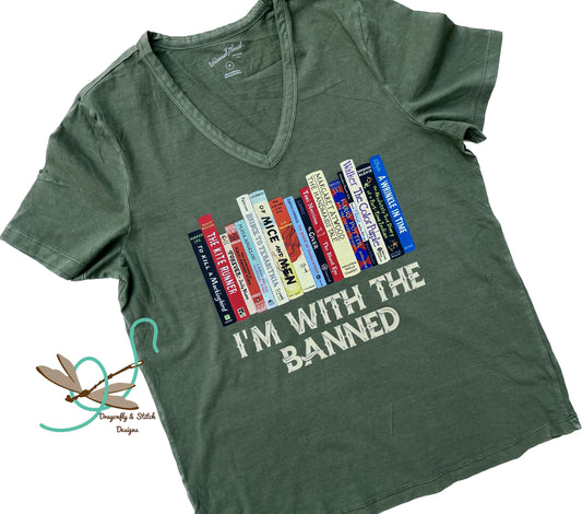 I'm with the Banned Adult T-Shirt, Curvy Fit