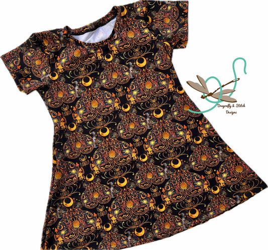 Black Cats Swing Tunic
