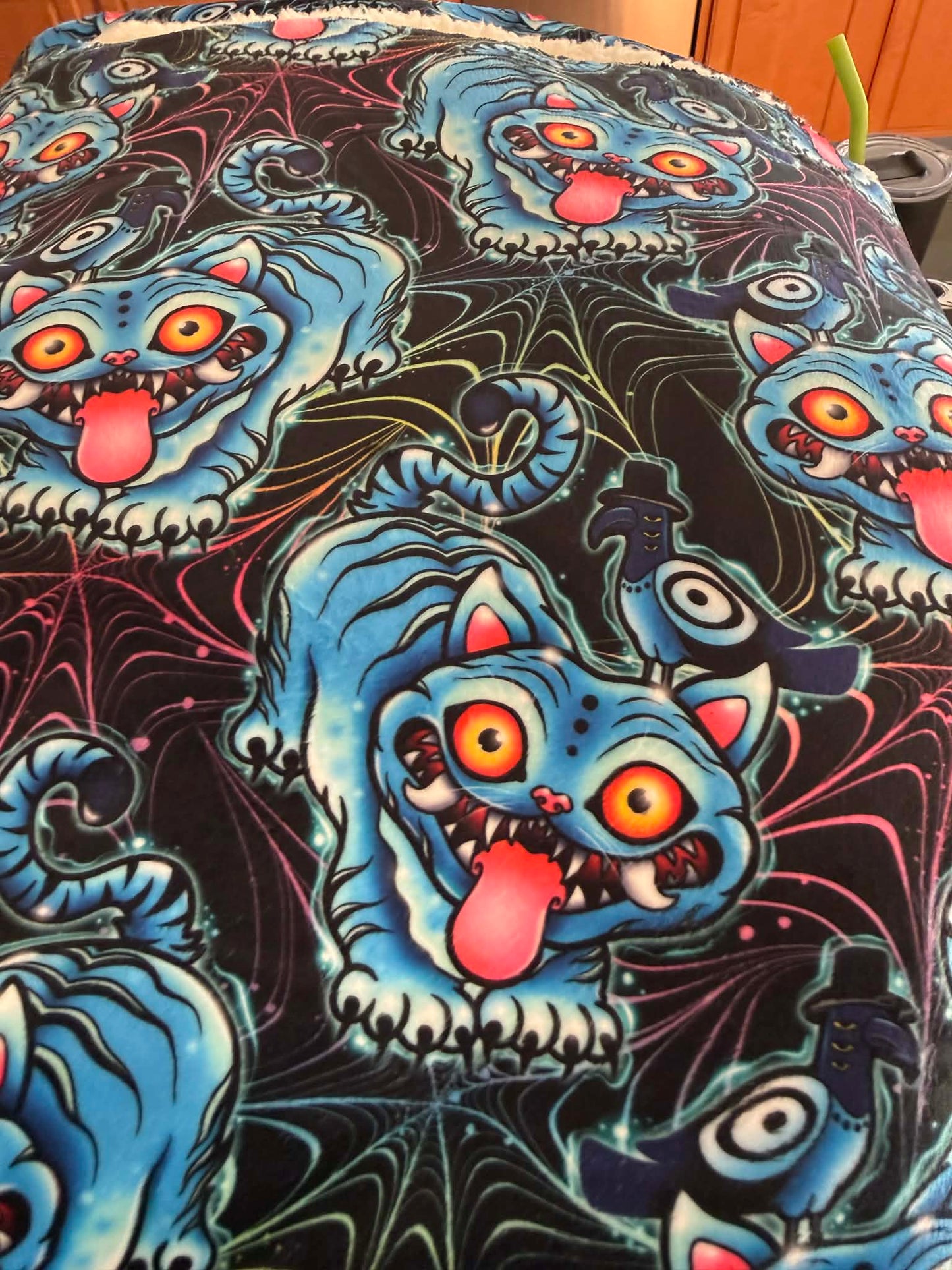 Custom-Printed Sherpa Blanket Ready-to-ship!