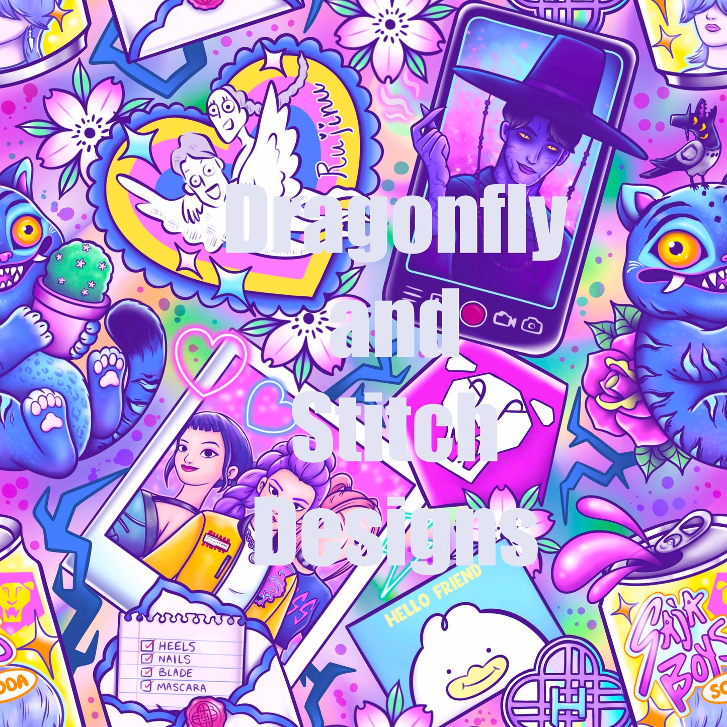 50"x60" K Pop Cuties Sherpa Blanket