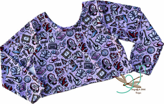 Swiftie Crop Top: Children's Sizes