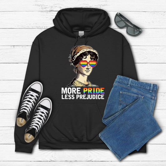 More Pride Less Prejudice Adult Unisex Hoodie