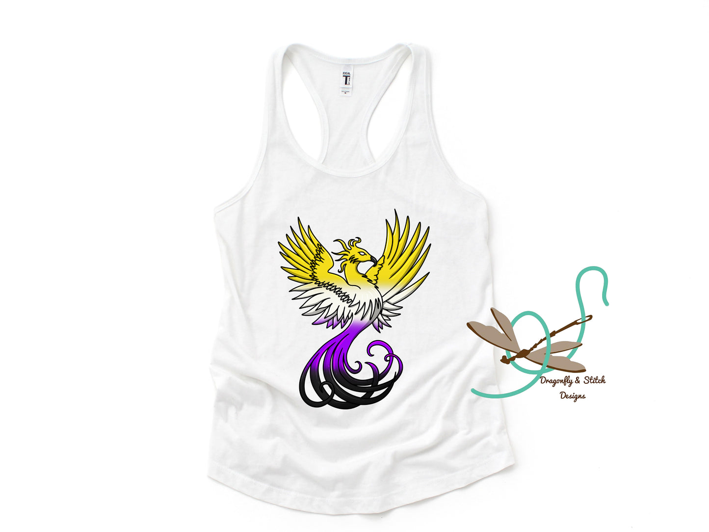Non-binary Phoenix Adult Tank