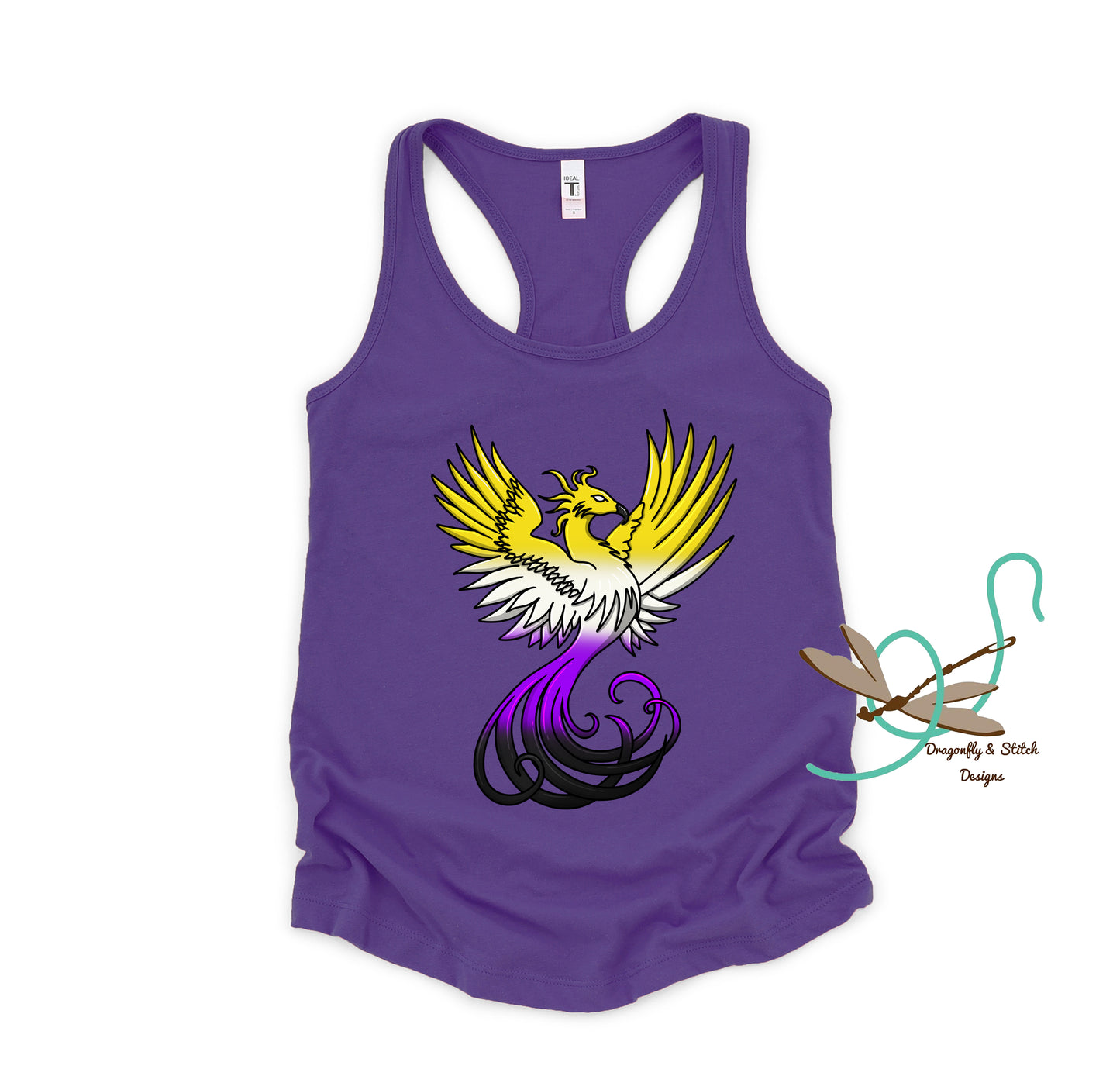 Non-binary Phoenix Adult Tank
