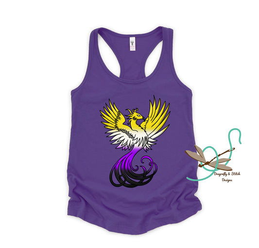 Non-binary Phoenix Adult Tank