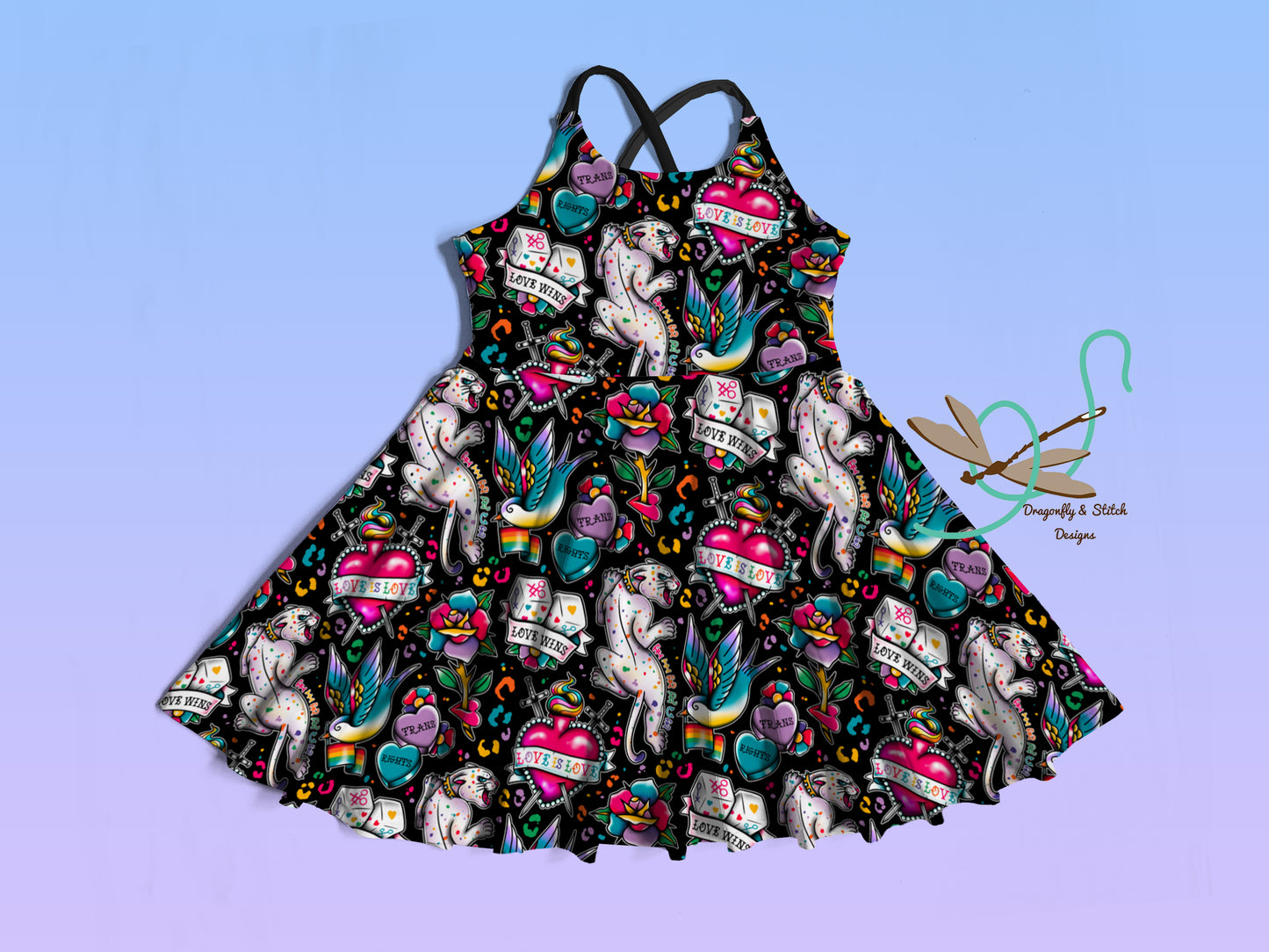 Pride Tatz Twirl Dress PREORDER