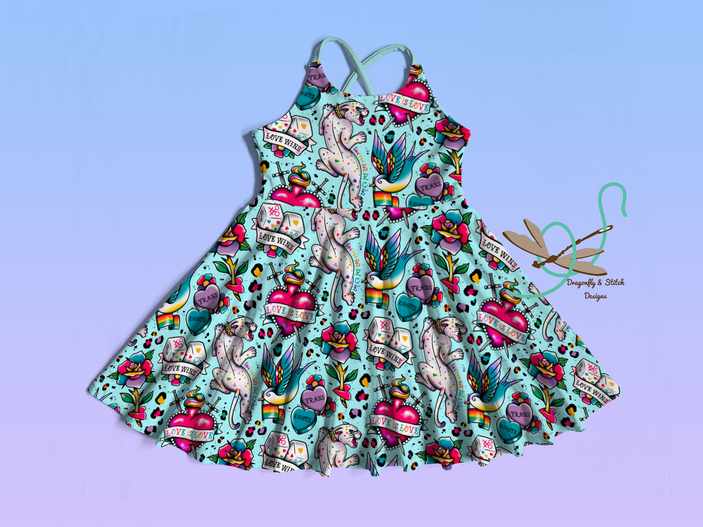 Pride Tatz Twirl Dress PREORDER