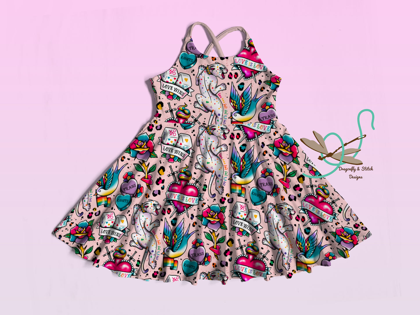 Pride Tatz Twirl Dress PREORDER