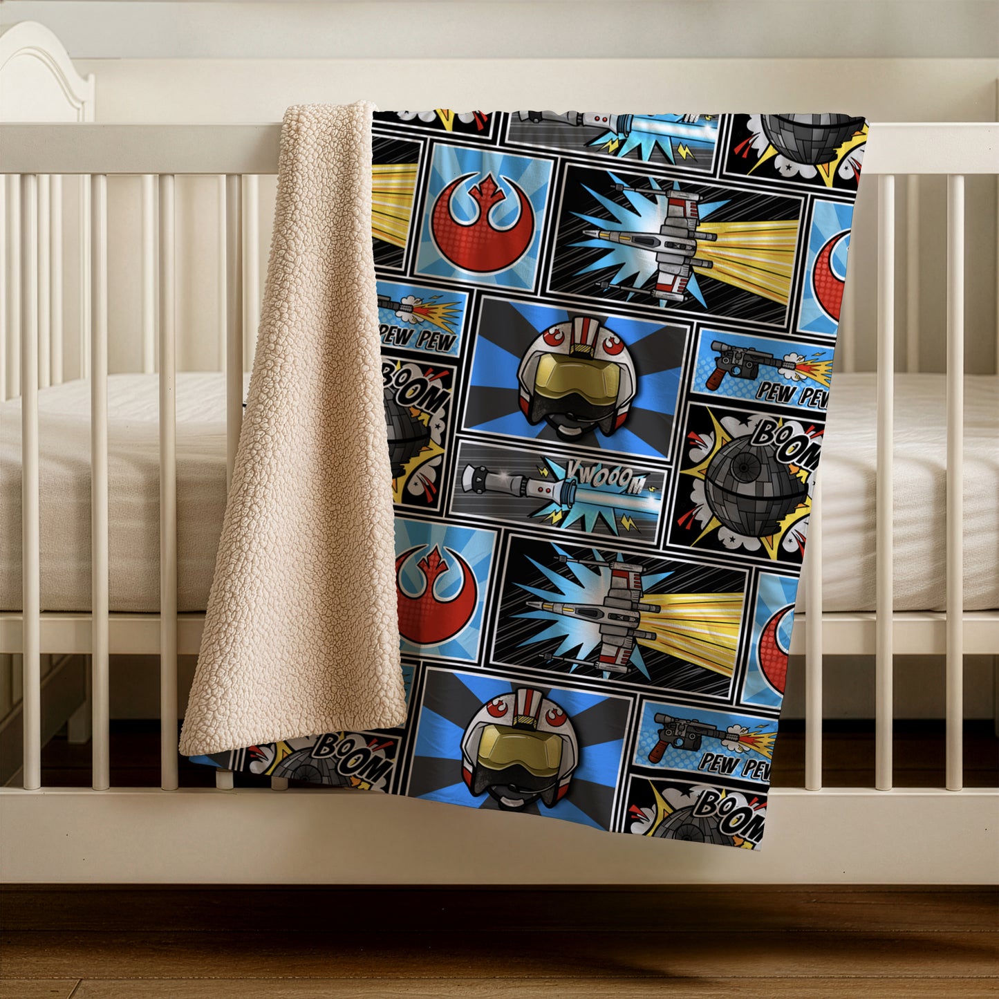 60"x80" Galaxy Sherpa Blanket