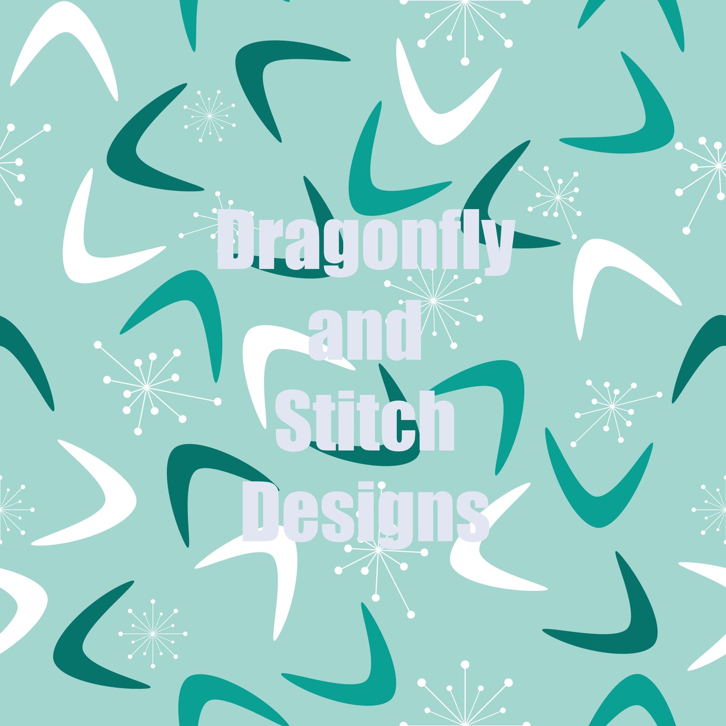 60"x80" Mid-Century Modern (MCM) Sherpa Blanket