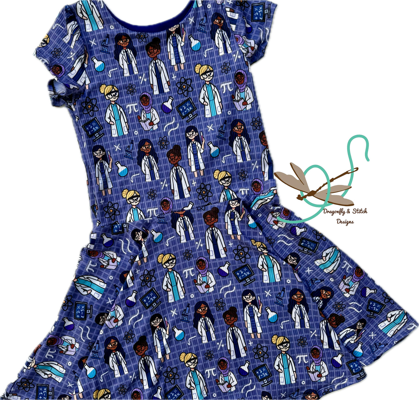STEM Girls in Science Twirl Dress