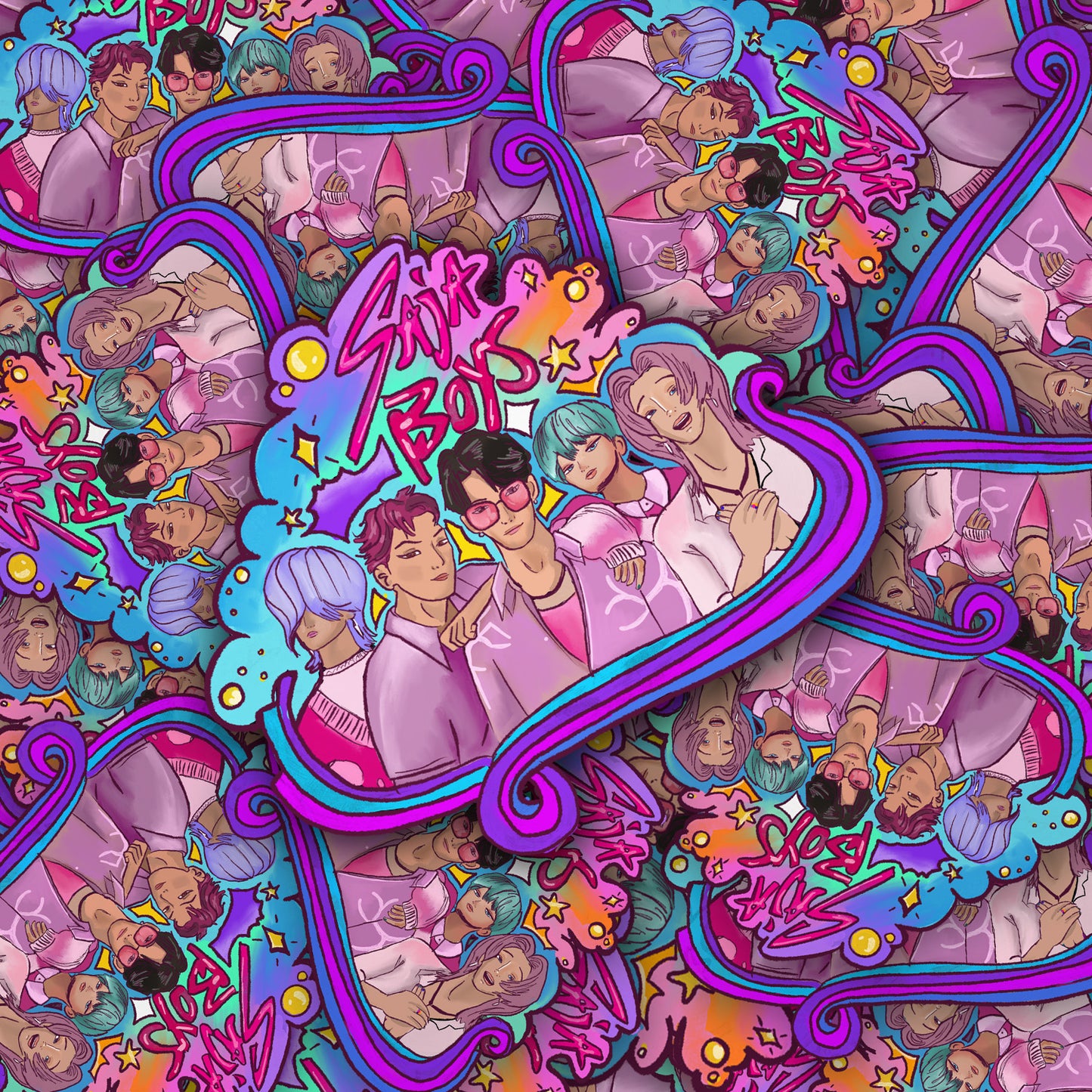 K-Pop Boys Sticker