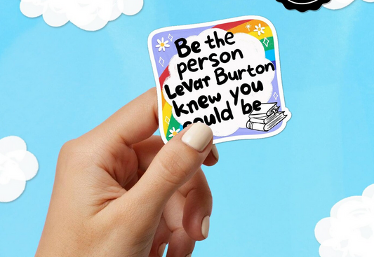 LeVar Burton Sticker 2.5"