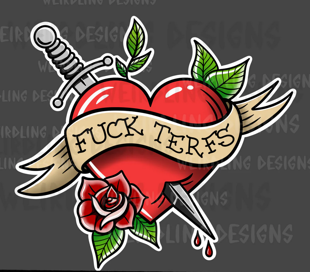 Fuck Terfs Sticker