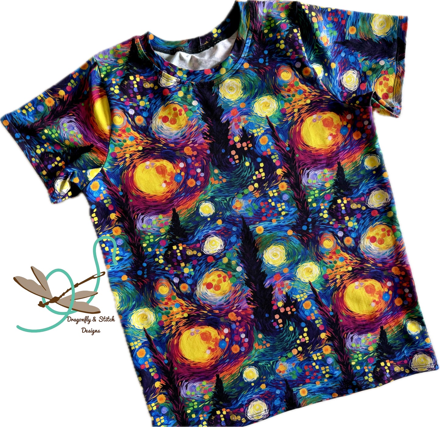 Starry Night Unisex Children's T-shirt