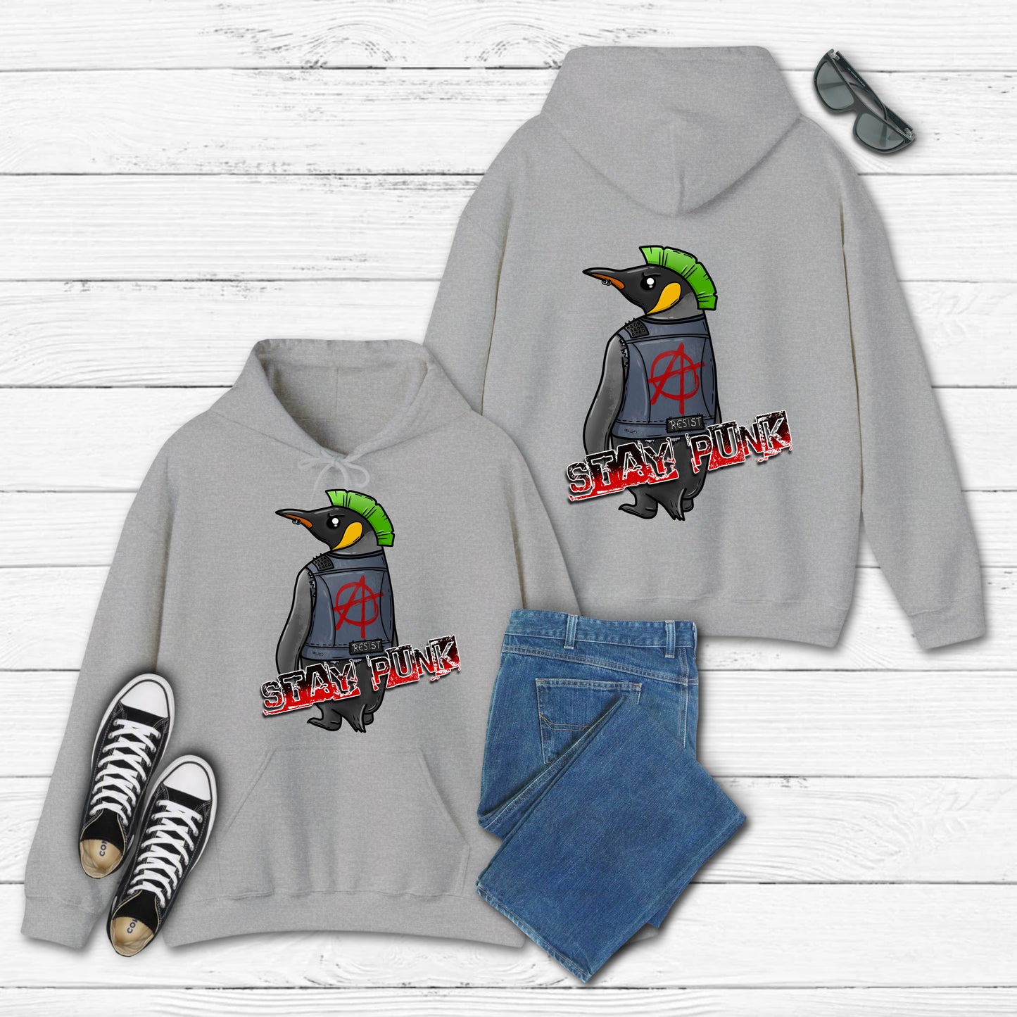 Stay Punk Adult Unisex Hoodie