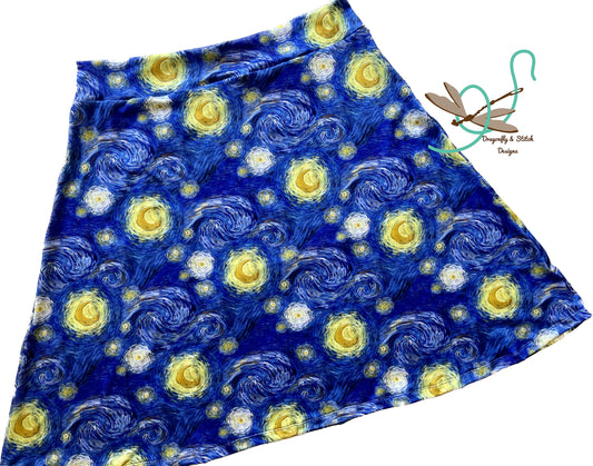 Artist-Inspired A-Line Skirt