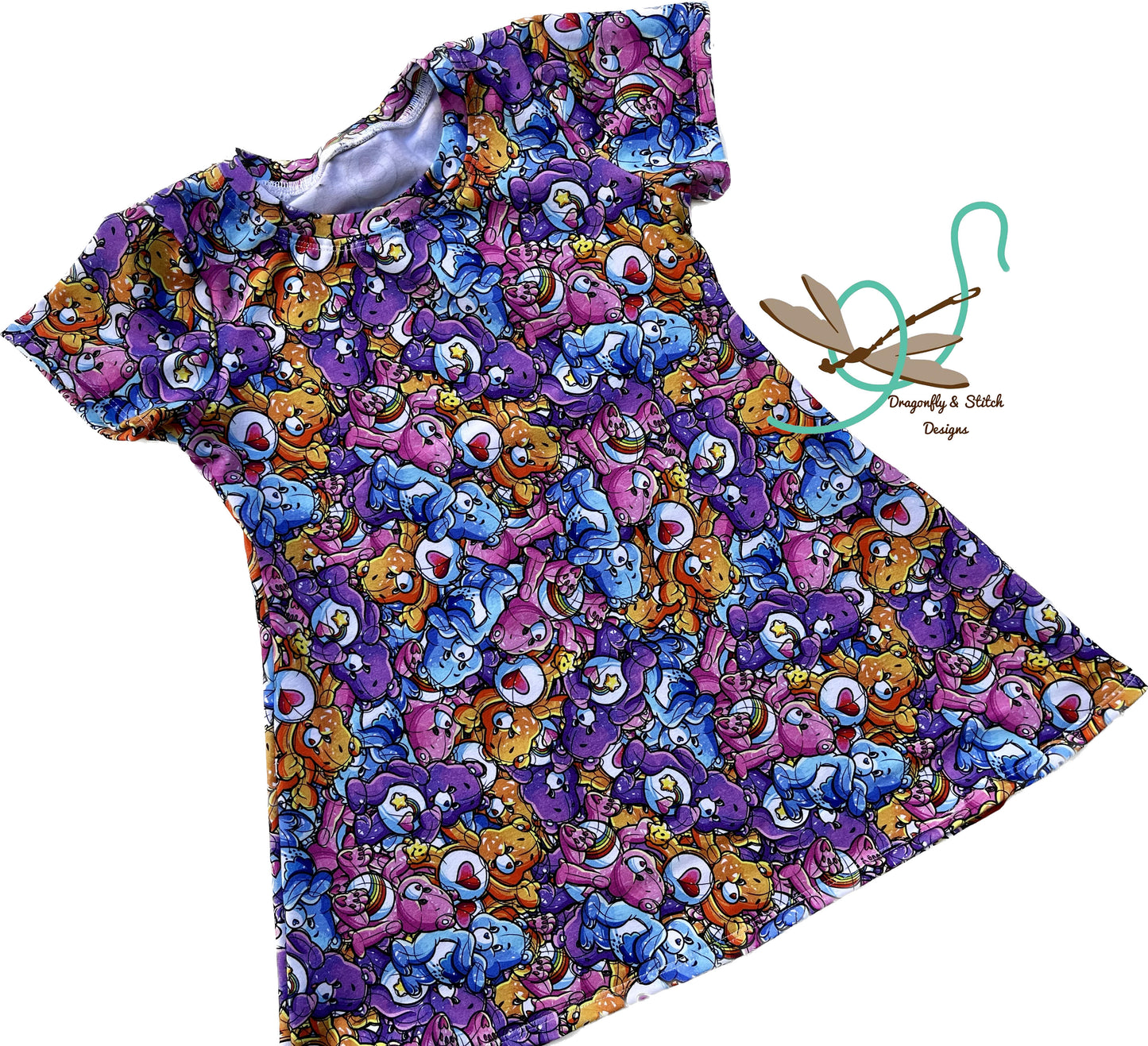 Care Bear-Inspired Swing Tunic size 5 short sleeves